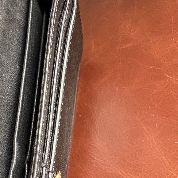Coach Black Leather Clutch Wallet - Picture 10 of 15